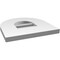 Ekena Millwork Round Top Surface Mount PVC Gable Vent: Functional, w/ 3-1/2"W x 1"P Standard Frame, 12"W x 12"H GVPRT12X1201SF - alternate 3
